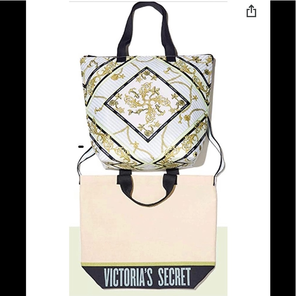 Victoria’s Secret canvas tote bag & cooler bag - Picture 2 of 6